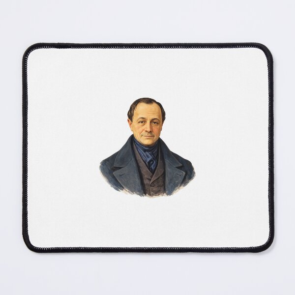 Item preview, Auguste Comte, Modern Philosopher, Gouache Poster Paint designed and sold by shadow-bloom.