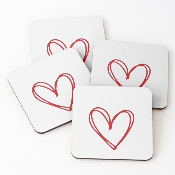 Item preview, Minimalist Red Heart Scribble Sticker for valentine's  designed and sold by ZyVoAli.