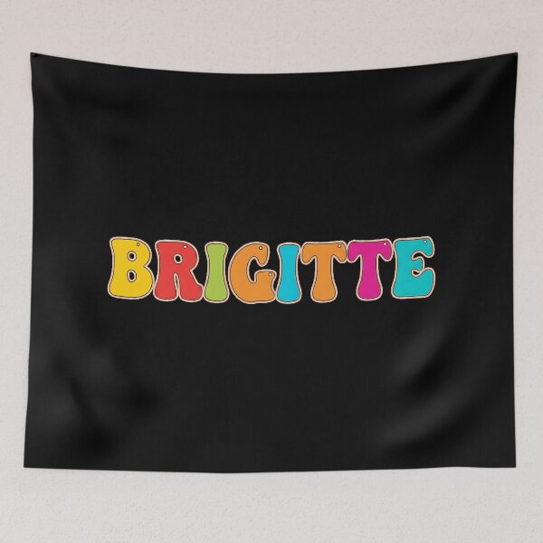 Item preview, ❤️ Brigitte Personalized Name Wavy Retro Shirt, Coffee Mug, Sticker Gift designed and sold by HelixPedia.