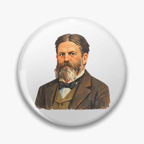 Item preview, Charles Sanders Peirce, Modern Philosopher, Gouache Poster Paint designed and sold by shadow-bloom.