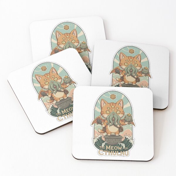 Item preview, The Meow of Cthulhu designed and sold by UrbanCreatures.