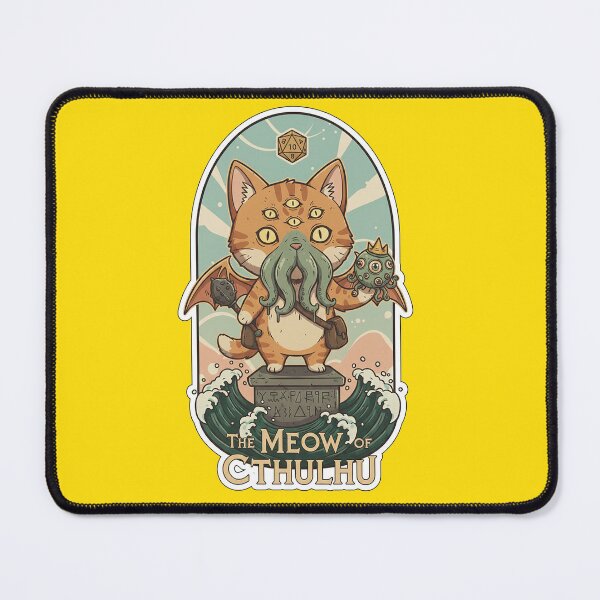 Item preview, The Meow of Cthulhu designed and sold by UrbanCreatures.