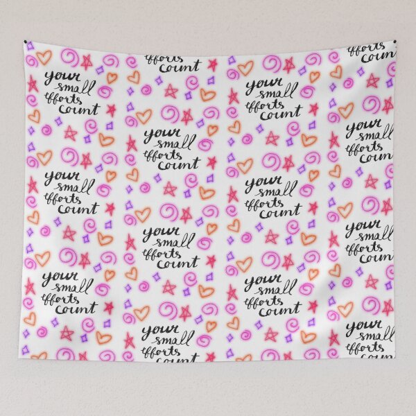 Item preview, Your small efforts count neon design designed and sold by Mariecobiz.