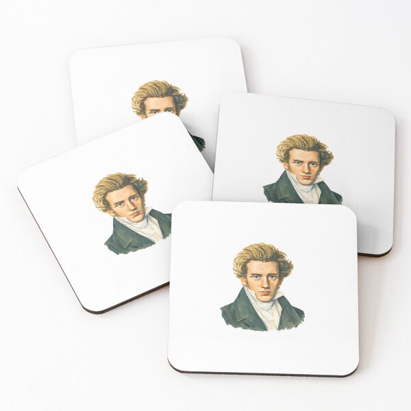 Item preview, Søren Kierkegaard, Modern Philosopher, Gouache Poster Paint designed and sold by shadow-bloom.