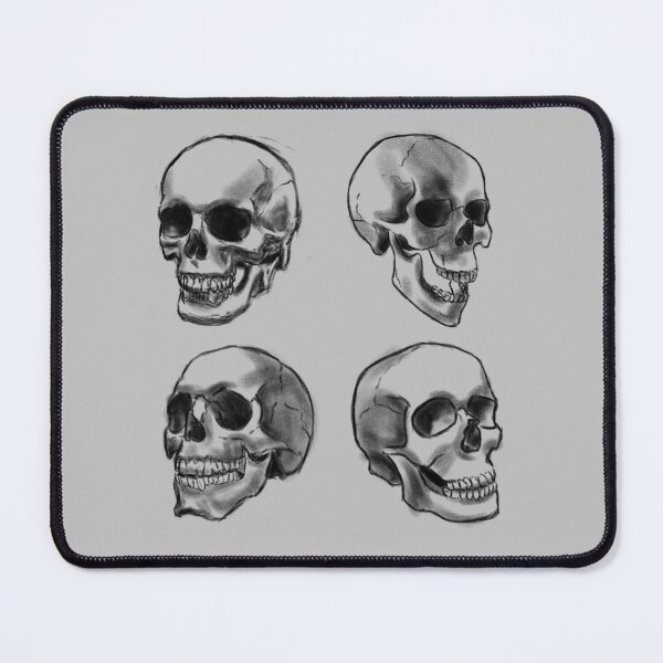 Item preview, Four Skull Sketch designed and sold by Geekadee.