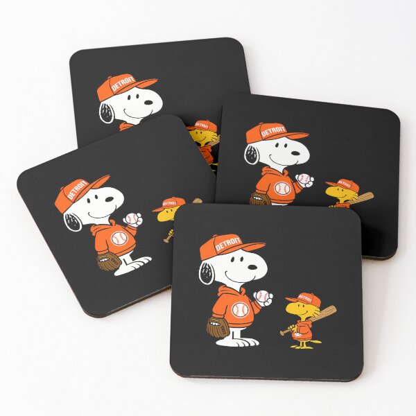 Item preview, Detroit Tigers Snoopy And Woodstock Baseball designed and sold by imax007.