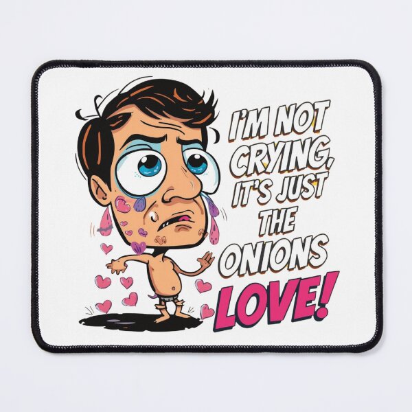 Item preview, Funny Crying Heart: I’m Not Crying It’s Just the Onions Love designed and sold by rainbowgremlin.