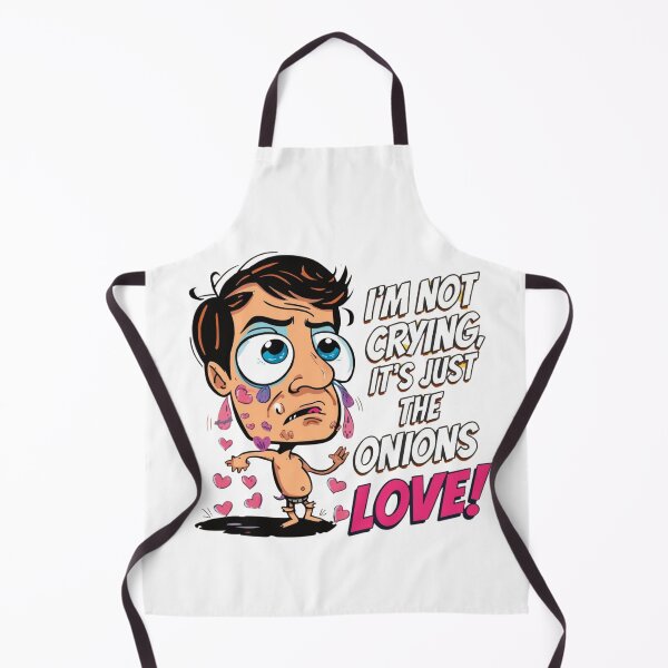 Item preview, Funny Crying Heart: I’m Not Crying It’s Just the Onions Love designed and sold by rainbowgremlin.