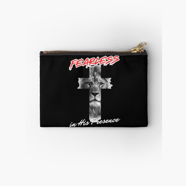 Item preview, Fearless in His Presence - Lion of Judah Prophetic Cross. designed and sold by GraceGiggles.