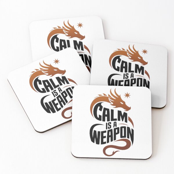 Item preview, Calm Is a Weapon — Silent Strength Statement Tee designed and sold by NewUSShop.