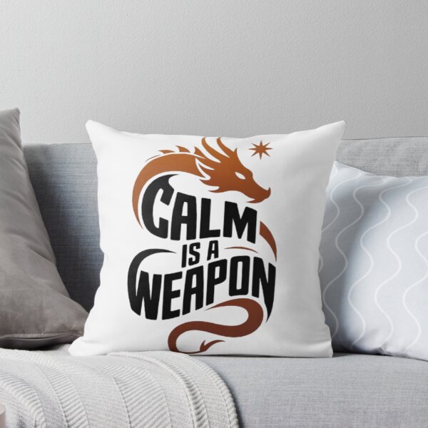 Item preview, Calm Is a Weapon — Silent Strength Statement Tee designed and sold by NewUSShop.