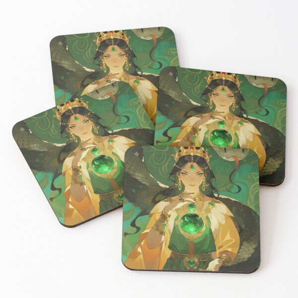 Item preview, Serpent Queen of the Emerald Veil designed and sold by SabaMirzique.