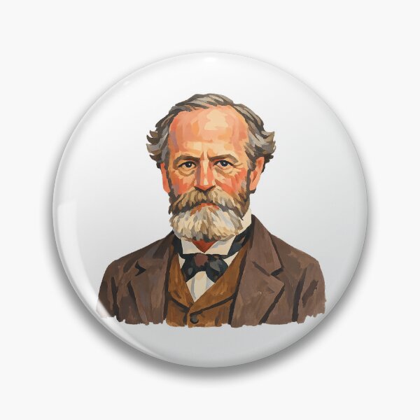 Item preview, William James, Modern Philosopher, Gouache Poster Paint designed and sold by shadow-bloom.
