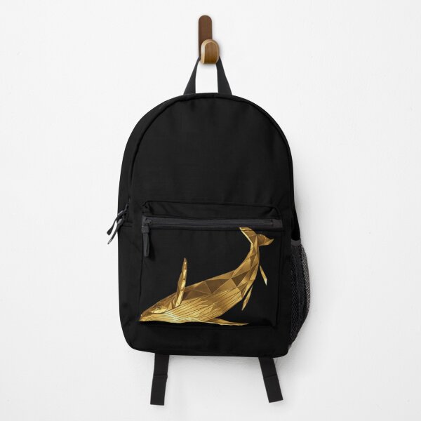 Item preview, Radiant Gold Geometric Whale Perspective designed and sold by bsbd-action.