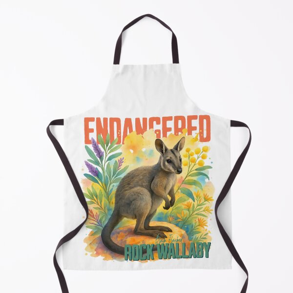Item preview, Endangered Black-Flanked Rock Wallaby – Australian Wildlife Art designed and sold by Waratah and Wood.