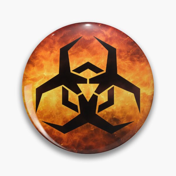 Item preview, Biohazard Fire designed and sold by Kaleidoscope Print.