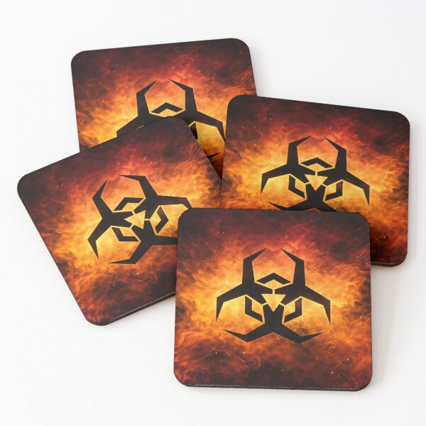 Item preview, Biohazard Fire designed and sold by Kaleidoscope Print.