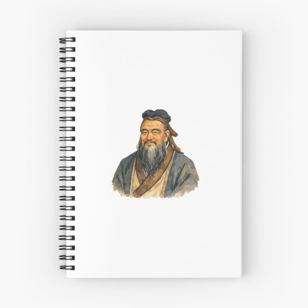 Item preview, Confucius, Chinese Philosopher, Gouache Poster Paint designed and sold by shadow-bloom.