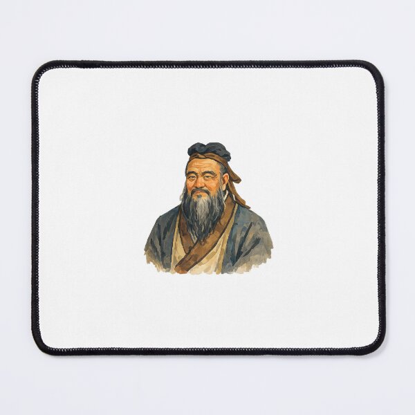 Item preview, Confucius, Chinese Philosopher, Gouache Poster Paint designed and sold by shadow-bloom.