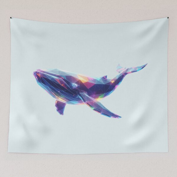 Item preview, Neon Prism Galactic Whale Design designed and sold by bsbd-action.