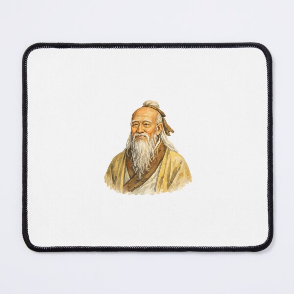 Item preview, Laozi, Chinese Philosopher, Gouache Poster Paint designed and sold by shadow-bloom.