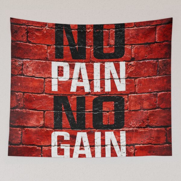 Item preview, No Pain No Gain designed and sold by Kaleidoscope Print.