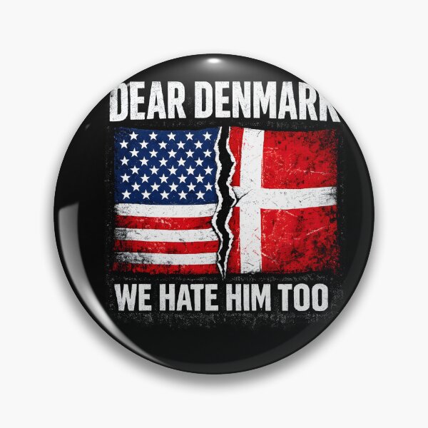 Item preview, Dear Denmark We Hate Him Too USA Flag Political Humor designed and sold by VampimorPH.