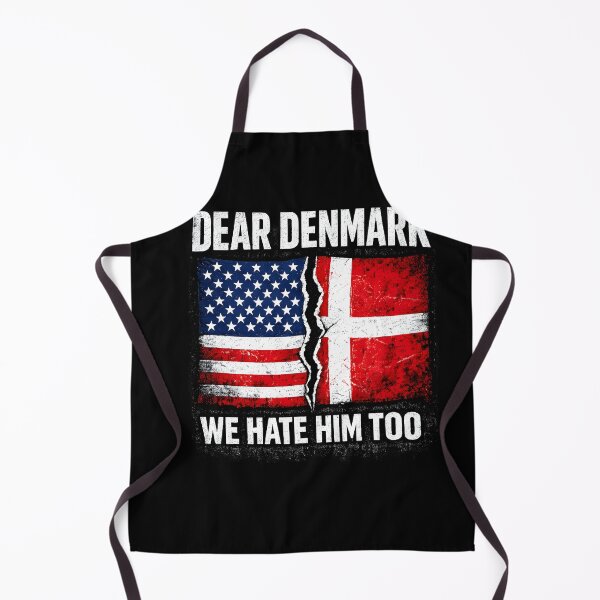 Item preview, Dear Denmark We Hate Him Too USA Flag Political Humor designed and sold by VampimorPH.