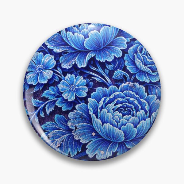 Item preview, Midnight Azure Blossoms on Weathered Wall designed and sold by optimusprime39.