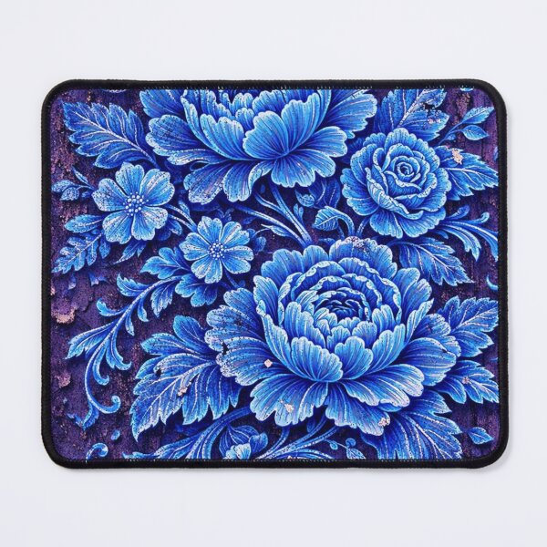 Item preview, Midnight Azure Blossoms on Weathered Wall designed and sold by optimusprime39.