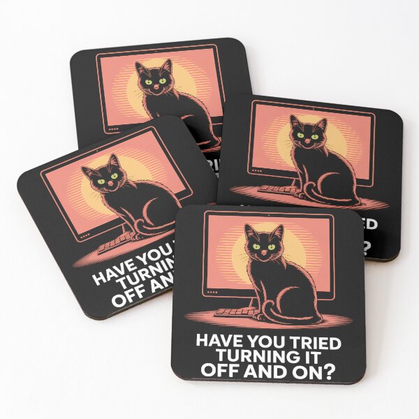 Item preview, Cat Tech Support Funny Computer Programmers designed and sold by diogadisecve.