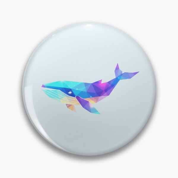 Item preview, Pastel Geometric Glow Whale Art designed and sold by bsbd-action.