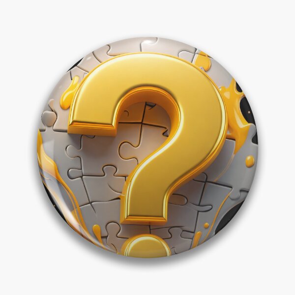 Item preview, Golden Question Puzzle designed and sold by Kaleidoscope Print.