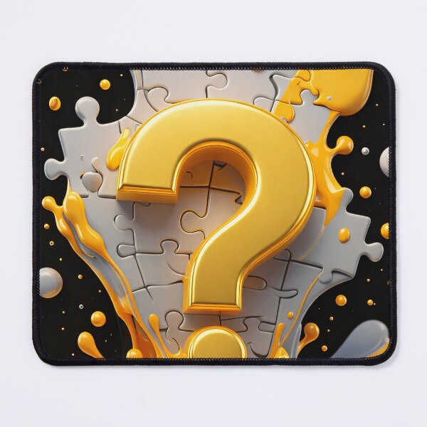 Item preview, Golden Question Puzzle designed and sold by Kaleidoscope Print.