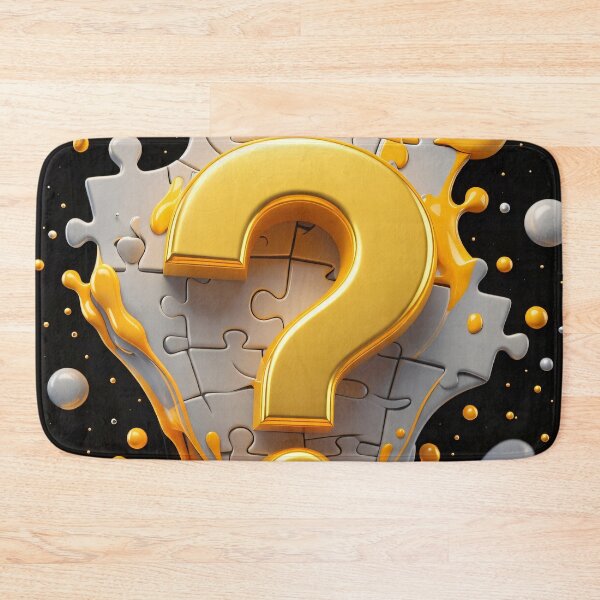 Item preview, Golden Question Puzzle designed and sold by Kaleidoscope Print.