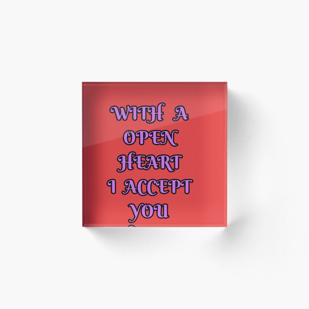 Item preview, Acrylic Block designed and sold by QuotesForASmile.