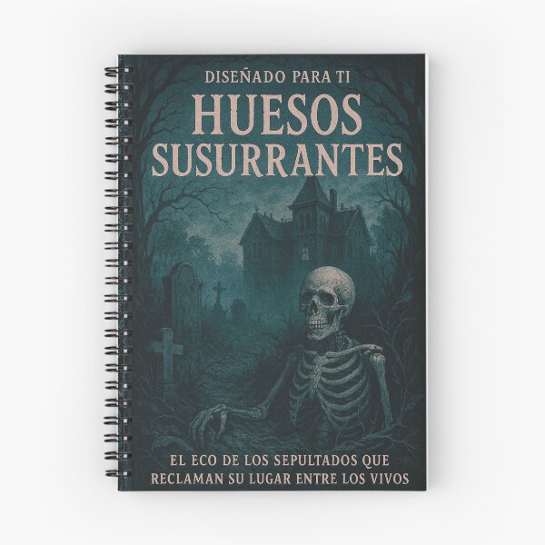 Item preview, 04 of Notebook of Whispering Bones – Echoes from the Grave designed and sold by Anomaly 404 Error.