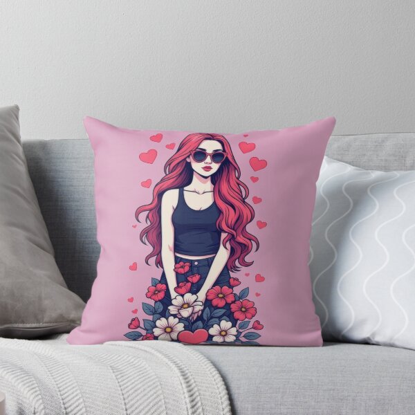 Item preview, Fashionable woman wrapped in love designed and sold by Mianku | Für das Leben.
