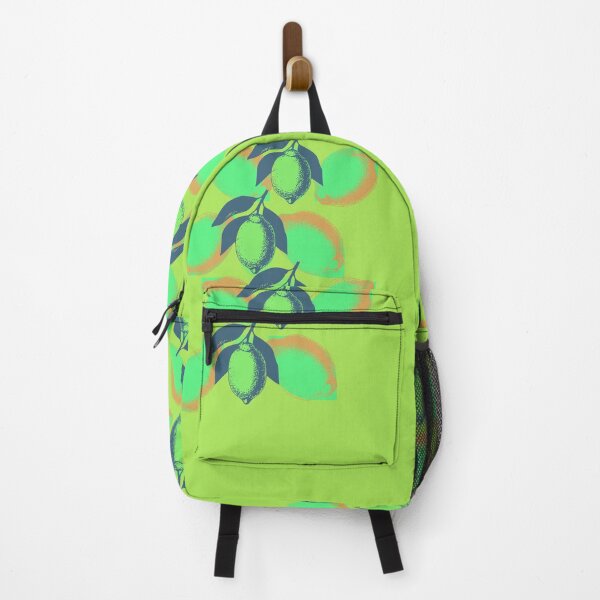 Item preview, Citrus x Limon Modern Botanical - Teal and Mint Abstract Lemon Print designed and sold by Studioremida.