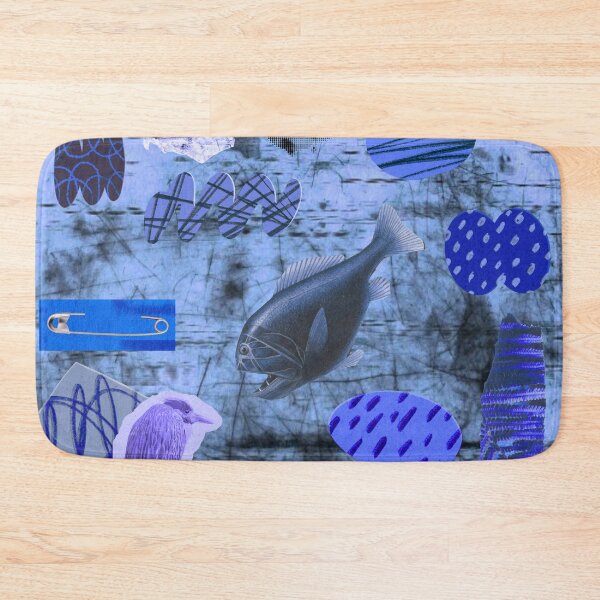Item preview, Black and Blue Collage designed and sold by Swooncake Press.