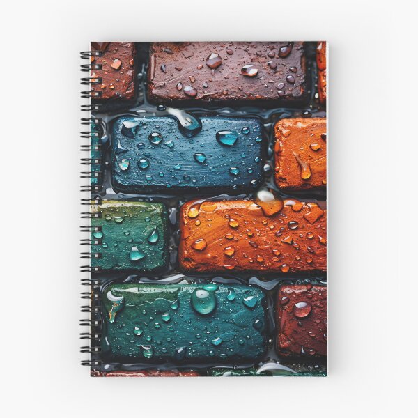 Item preview, Rainwashed Color Bricks designed and sold by Kaleidoscope Print.