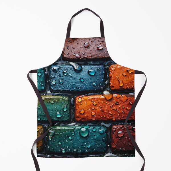 Item preview, Rainwashed Color Bricks designed and sold by Kaleidoscope Print.