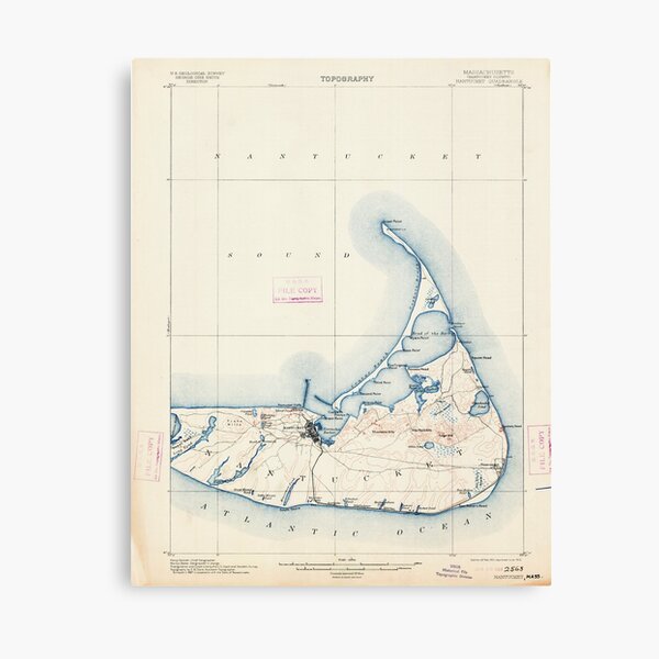 Item preview, Massachusetts  USGS Historical Topo Map MA Nantucket 352875 1901 62500 designed and sold by wetdryvac.