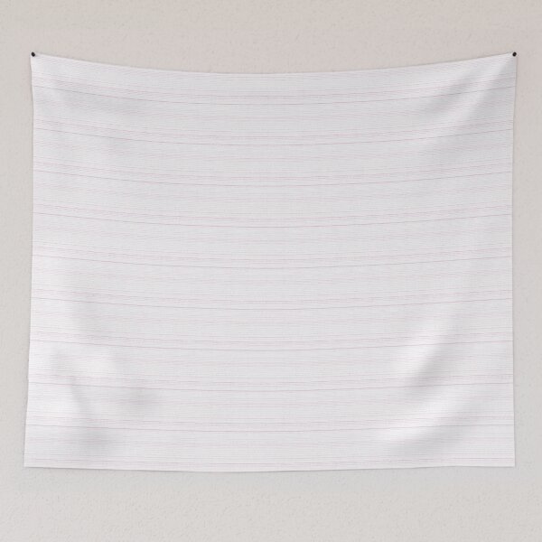 Item preview, Line doodle - leaves and lines - pink white designed and sold by Stephanie Fiona Design.