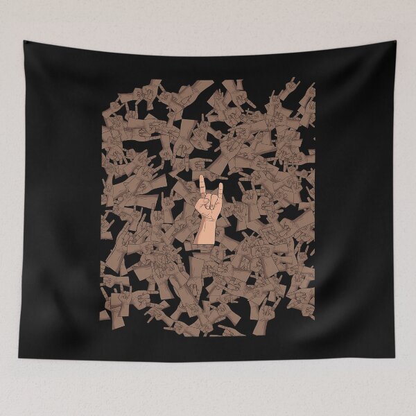 Item preview, Horns Up designed and sold by ArtsyCove.