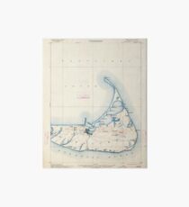 Massachusetts USGS Historical Topo Map MA Nantucket 352875 1901 62500 Art Board