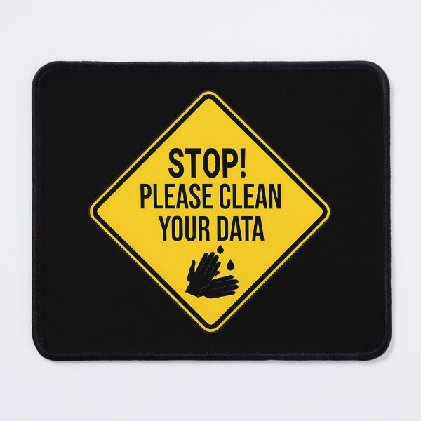 Item preview, Clean Your Data Warning Sign designed and sold by enfcvwxhpuq66.