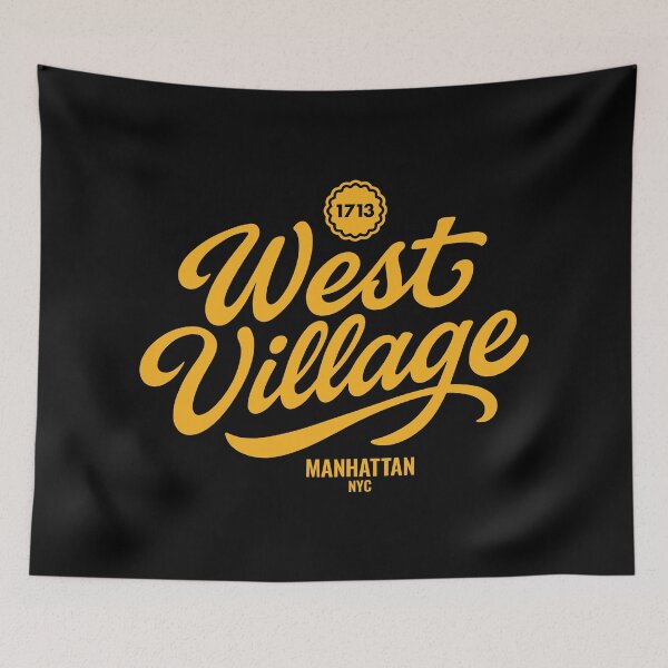 Item preview, West Village Greenwich Village New York Lettering designed and sold by Boogosh.