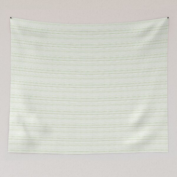 Item preview, Line doodle - leaves and lines - green white designed and sold by Stephanie Fiona Design.