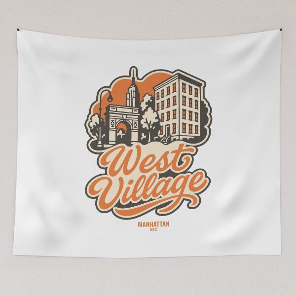Item preview, West Village Greenwich Village Manhattan New York designed and sold by Boogosh.
